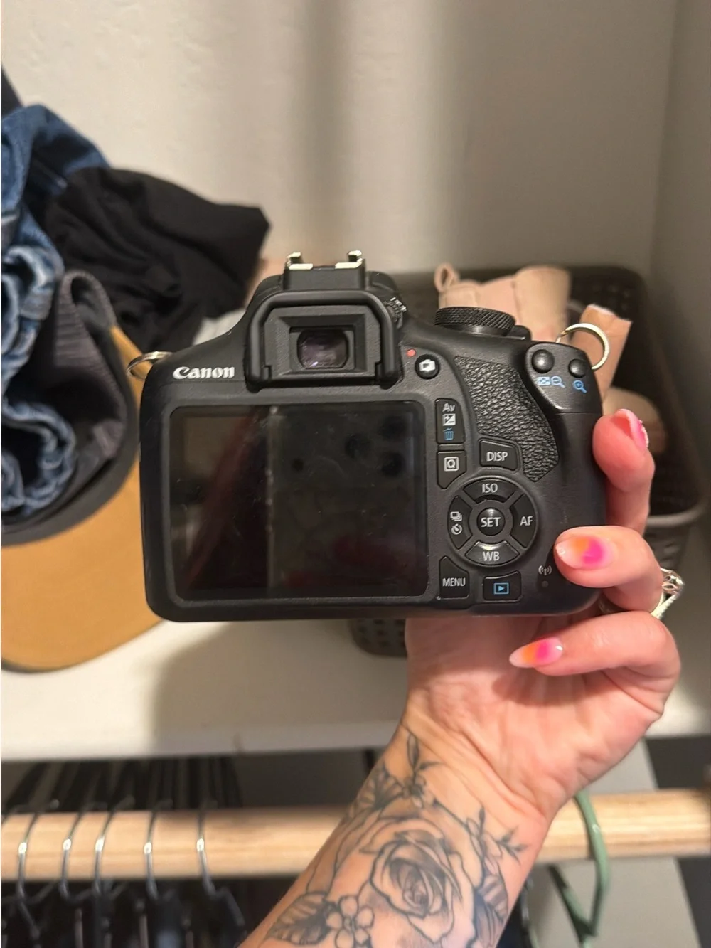 Canon camera black